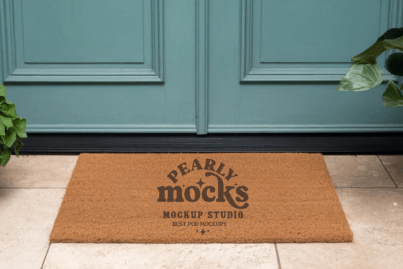 Brushed Coir Doormat Mockup: A Practical Tool for Design Professionals