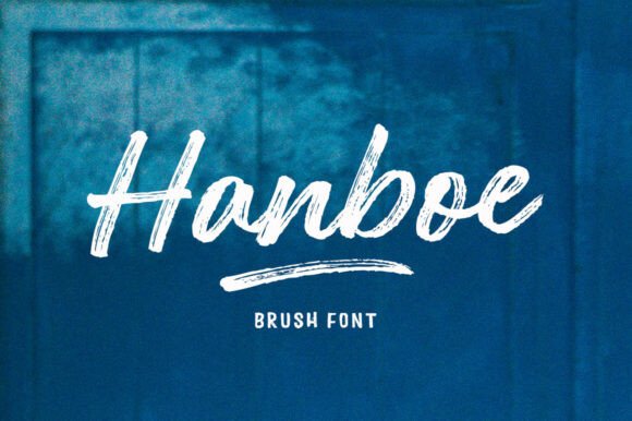 Hanboe: The Versatile Hand-Brushed Script for Creative Typography