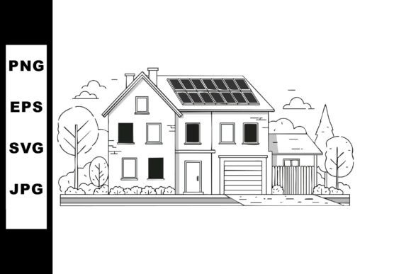 Modern House with Solar Panels and Garage: A Blueprint for Sustainable Living