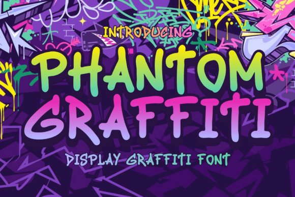 Phantom Graffiti: Bold Typography with Urban Edge