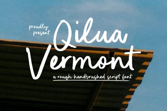 Qilua Vermont: Typography with Raw Energy for Bold Design