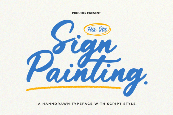 Sign Painting: The Coastal Vibe Typeface for Lively Designs