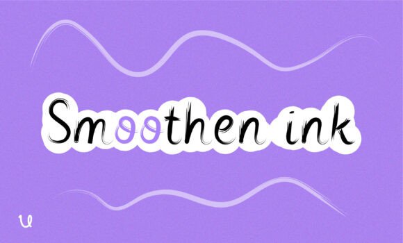 Smoothen Ink: A Handcrafted Font for Expressive Design
